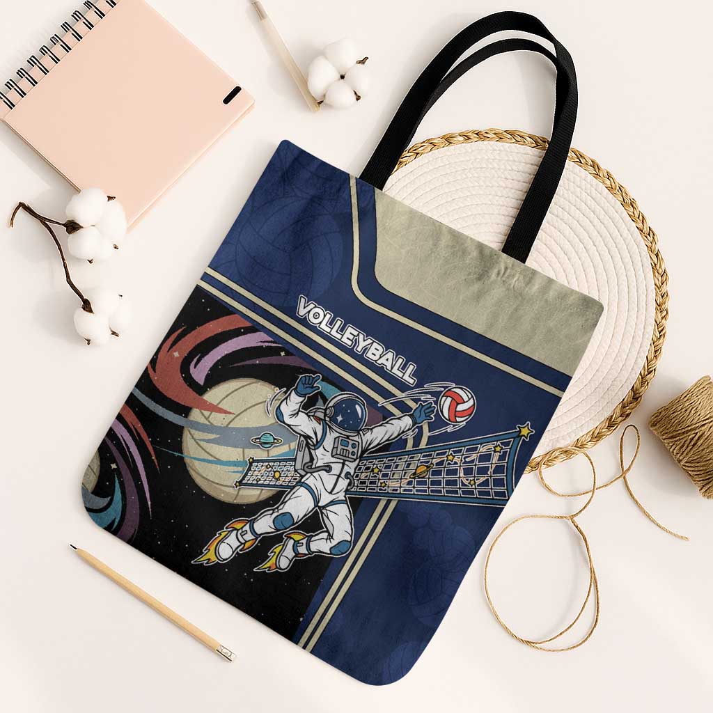 Volleyball Tote Bag Astronaut Cosmic Spiker