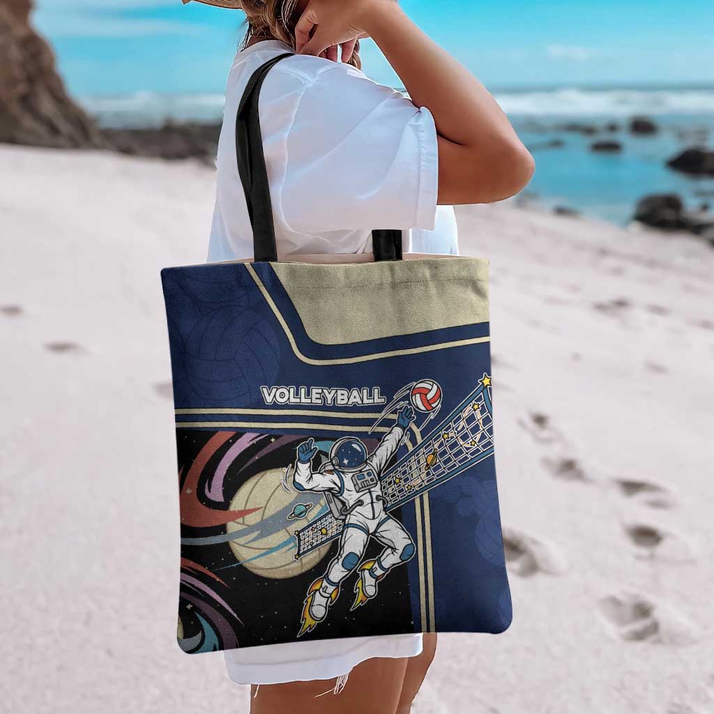 Volleyball Tote Bag Astronaut Cosmic Spiker
