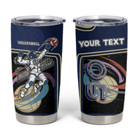 Custom Volleyball Tumbler Cup Astronaut Cosmic Spiker