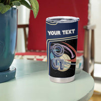 Custom Volleyball Tumbler Cup Astronaut Cosmic Spiker