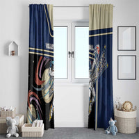 Volleyball Window Curtain Astronaut Cosmic Spiker
