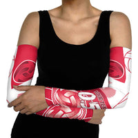 Custom Poland Volleyball Arm Sleeves Halftone Dot Style