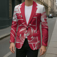 Custom Poland Volleyball Blazer Halftone Dot Style