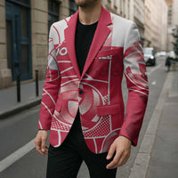 Custom Poland Volleyball Blazer Halftone Dot Style