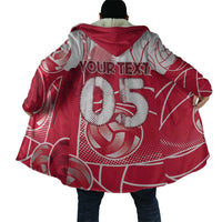 Custom Poland Volleyball Cloak Halftone Dot Style