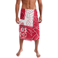 Custom Poland Volleyball Lavalava Halftone Dot Style