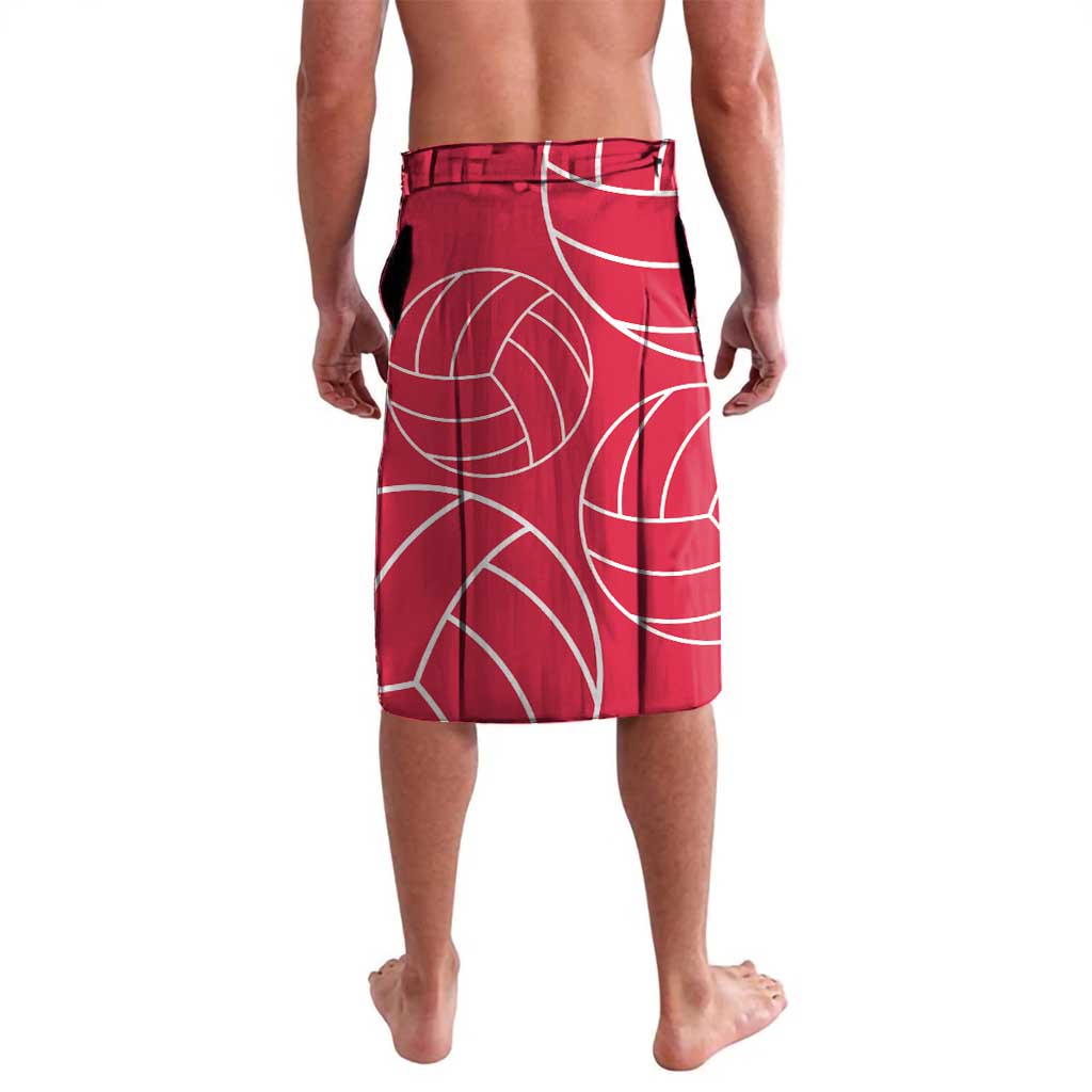 Custom Poland Volleyball Lavalava Halftone Dot Style