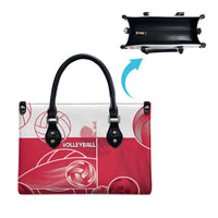Poland Volleyball Leather Bag Halftone Dot Style
