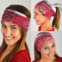 Poland Volleyball Neck Gaiter Halftone Dot Style