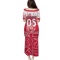 Custom Poland Volleyball Puletasi Halftone Dot Style