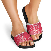 Poland Volleyball Slide Sandals Halftone Dot Style