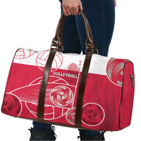 Poland Volleyball Travel Bag Halftone Dot Style