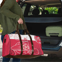 Poland Volleyball Travel Bag Halftone Dot Style
