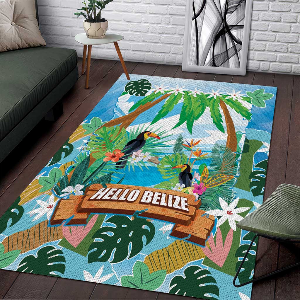 Toucan Belize Area Rug Tropical Vibes
