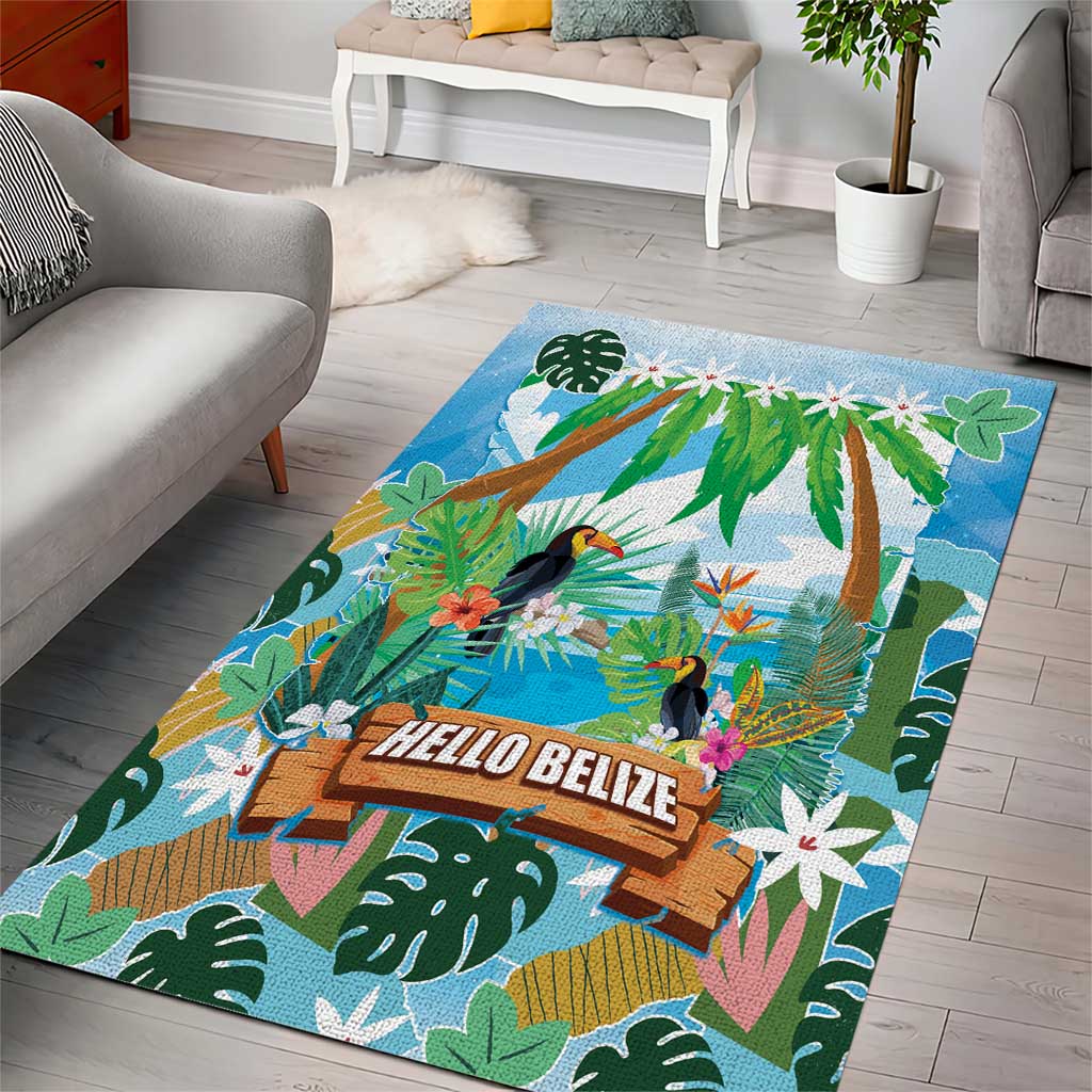 Toucan Belize Area Rug Tropical Vibes