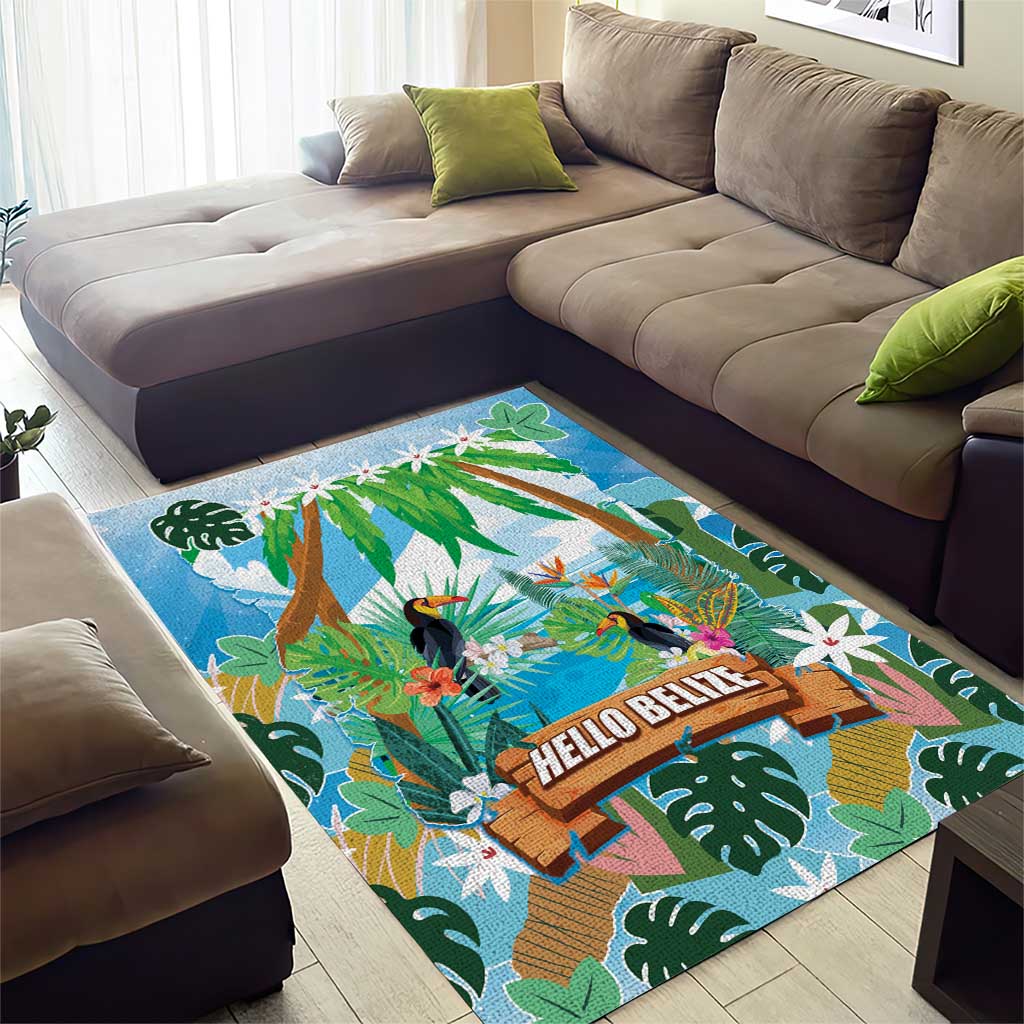Toucan Belize Area Rug Tropical Vibes