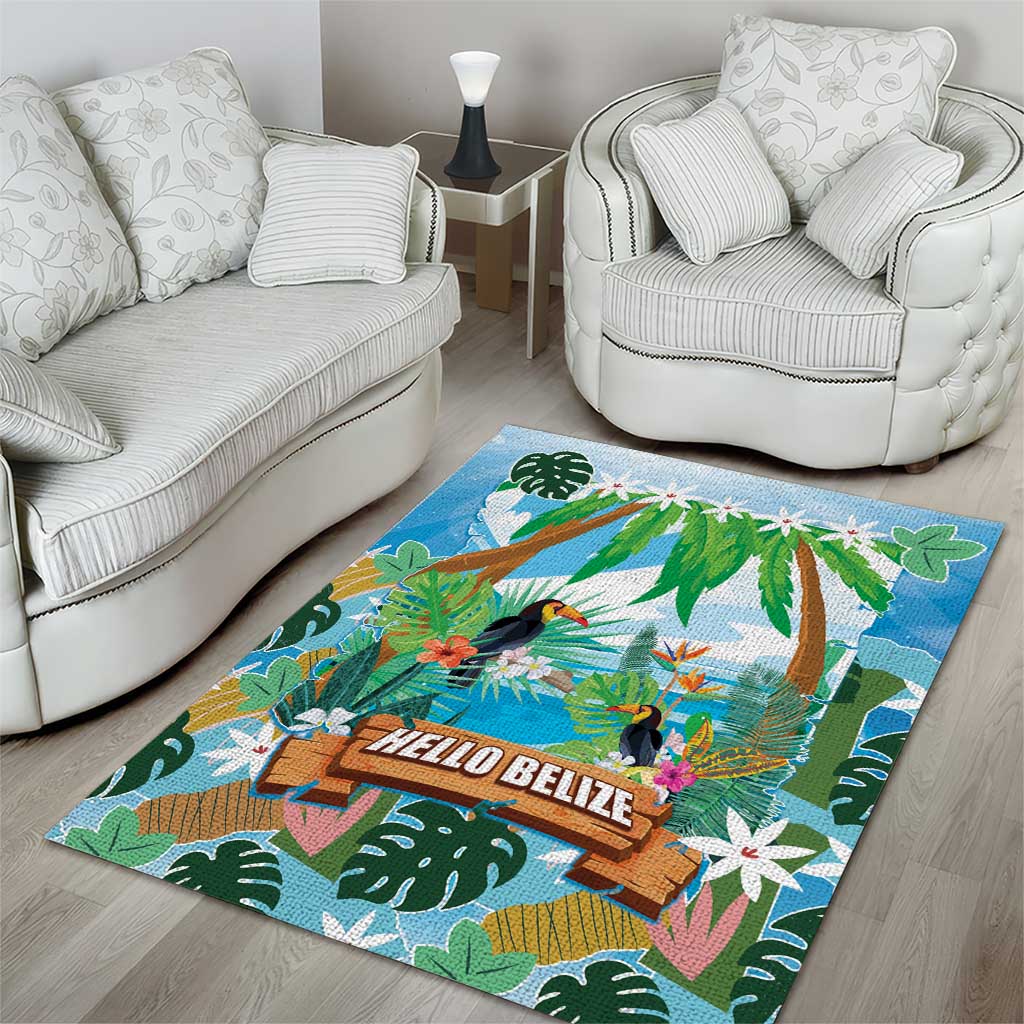 Toucan Belize Area Rug Tropical Vibes