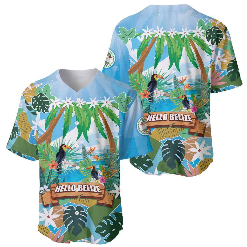 Toucan Belize Baseball Jersey Tropical Vibes DT05