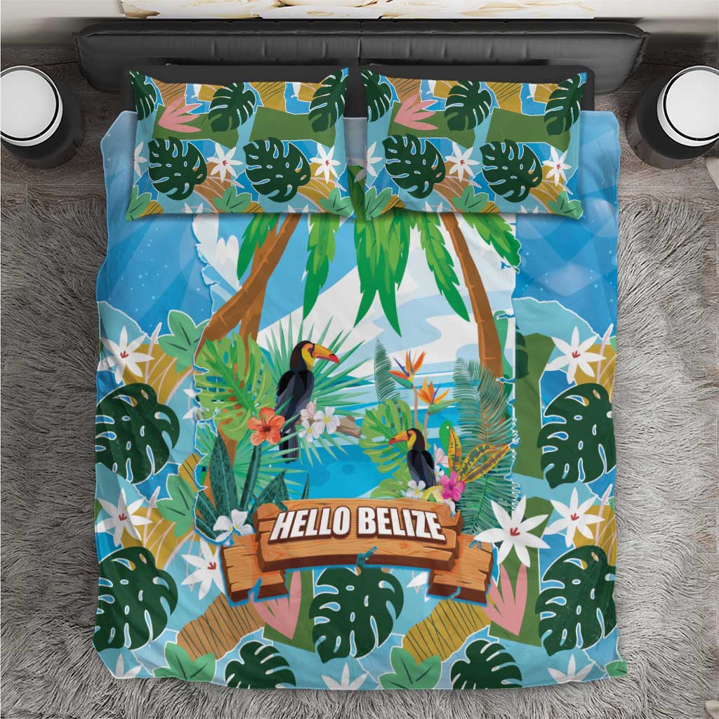 Toucan Belize Bedding Set Tropical Vibes