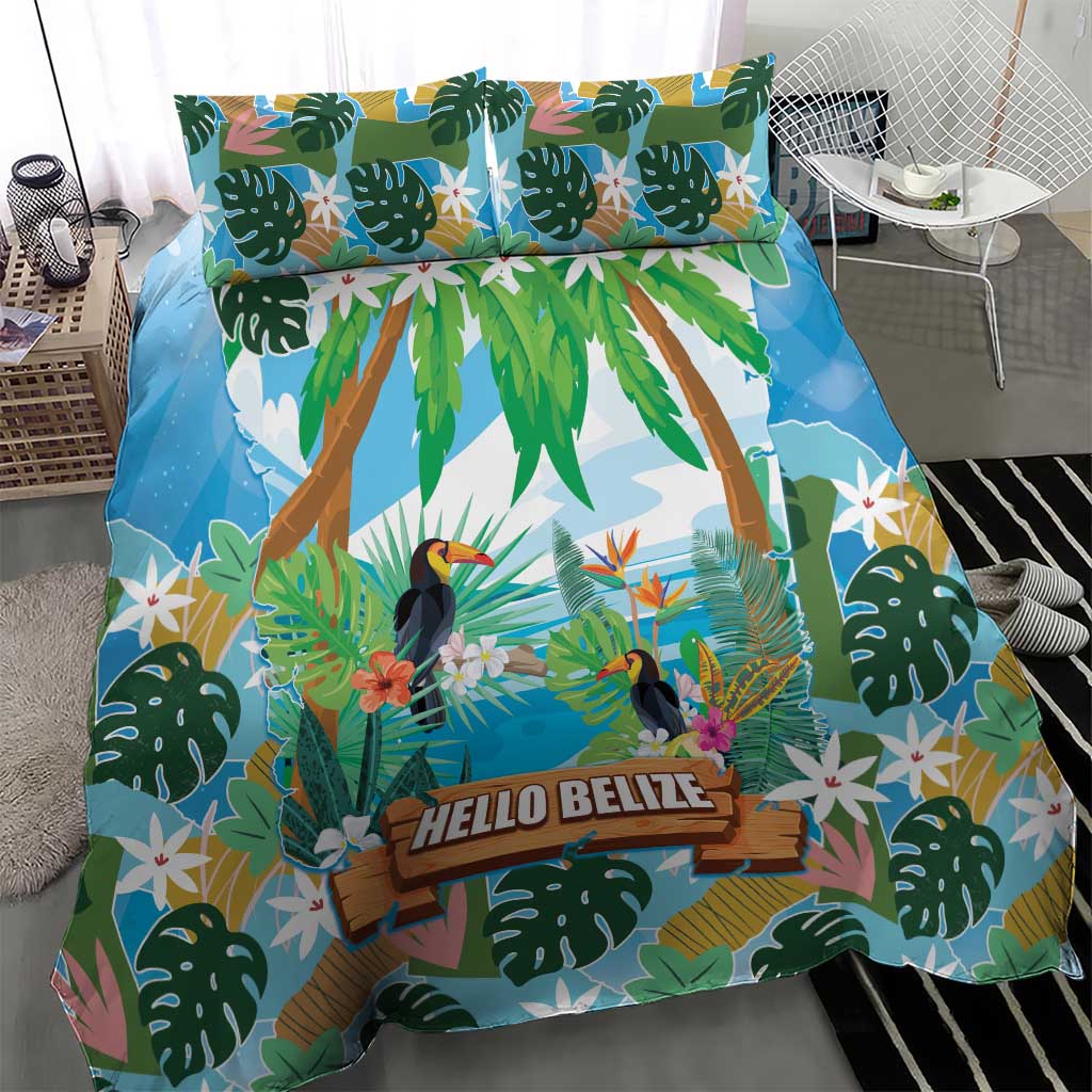 Toucan Belize Bedding Set Tropical Vibes