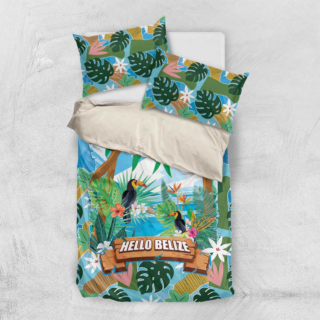 Toucan Belize Bedding Set Tropical Vibes