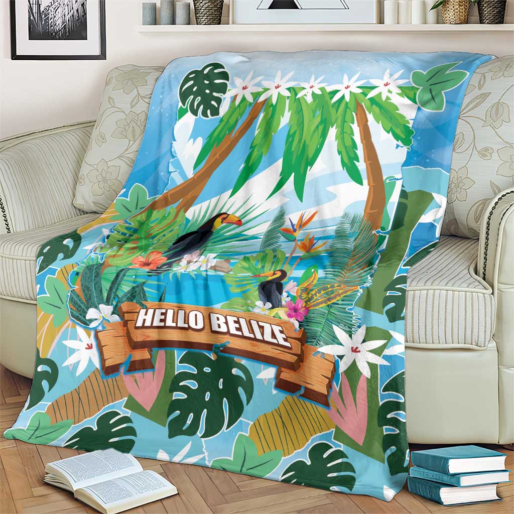 Toucan Belize Blanket Tropical Vibes