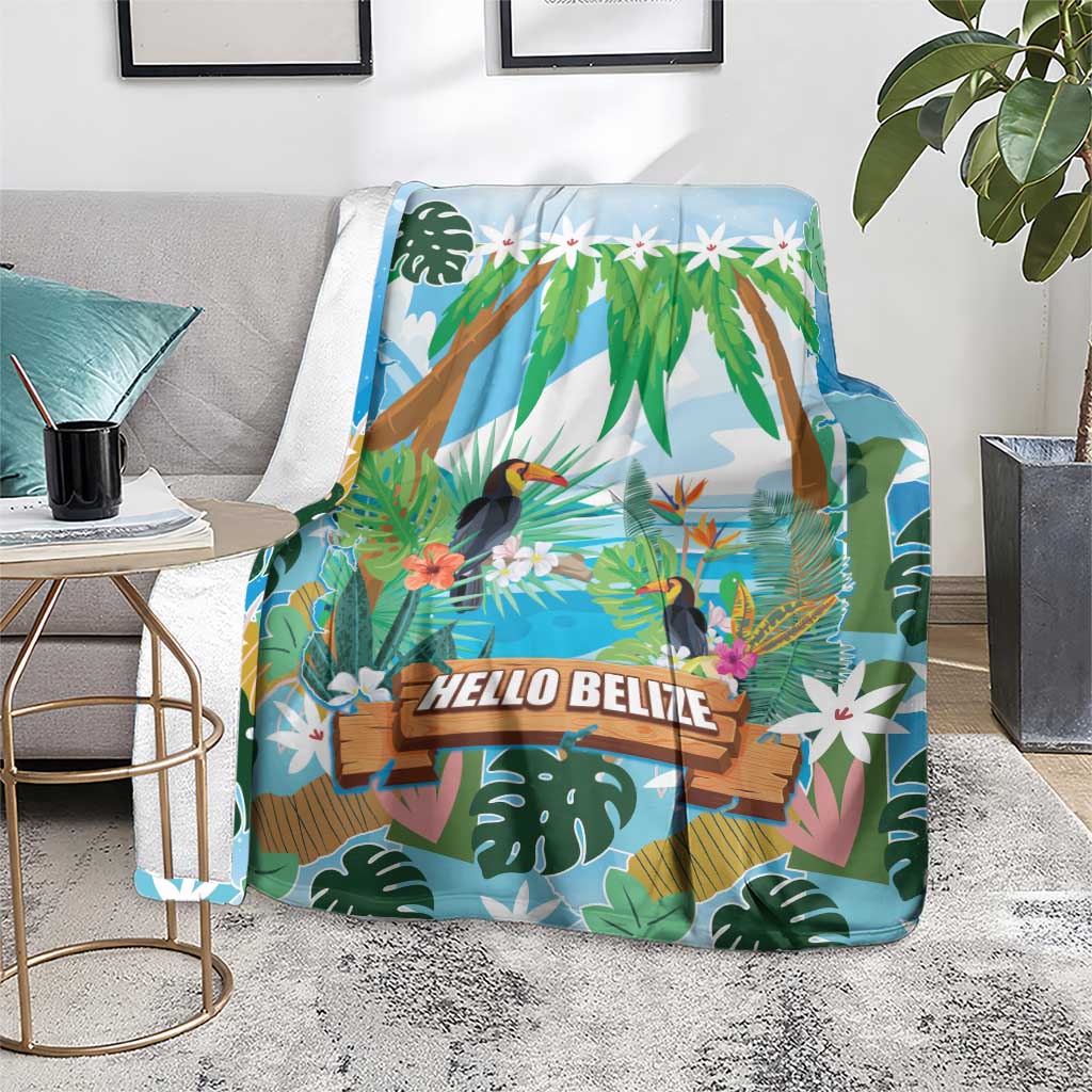 Toucan Belize Blanket Tropical Vibes