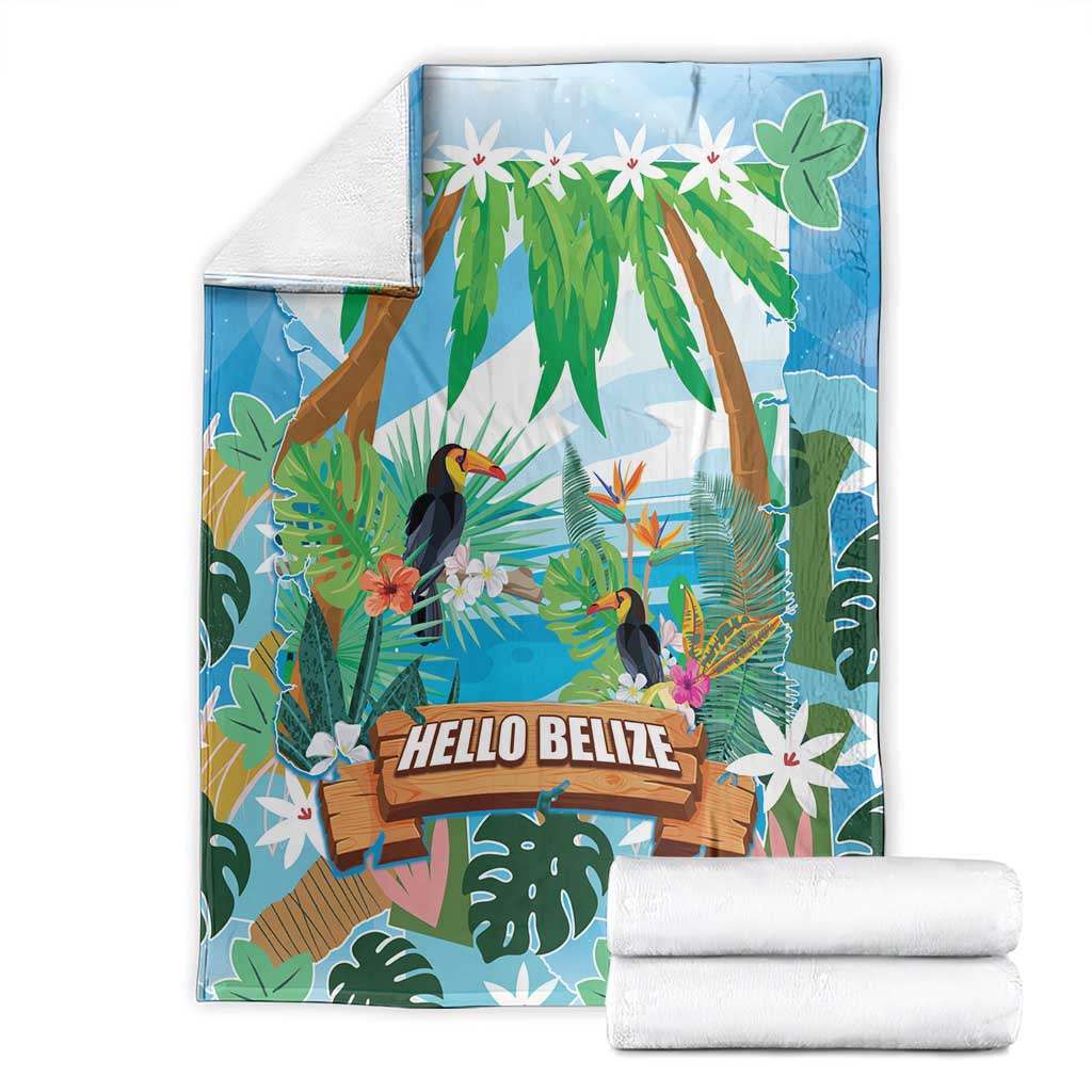 Toucan Belize Blanket Tropical Vibes