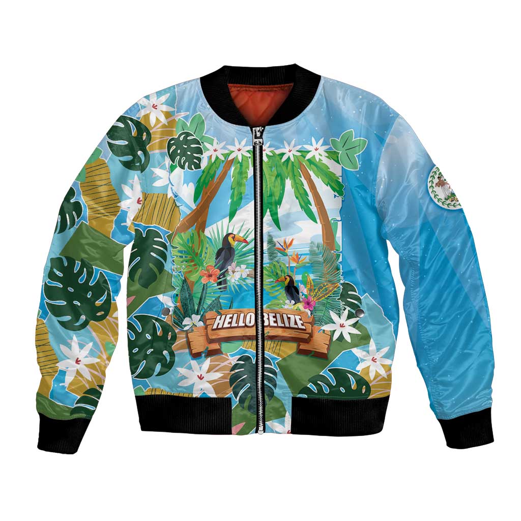 Toucan Belize Bomber Jacket Tropical Vibes DT05