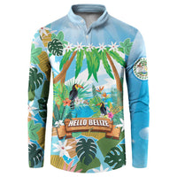 Toucan Belize Button Sweatshirt Tropical Vibes DT05