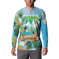Toucan Belize Button Sweatshirt Tropical Vibes DT05