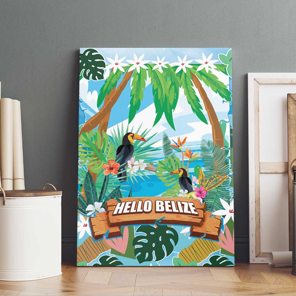 Toucan Belize Canvas Wall Art Tropical Vibes