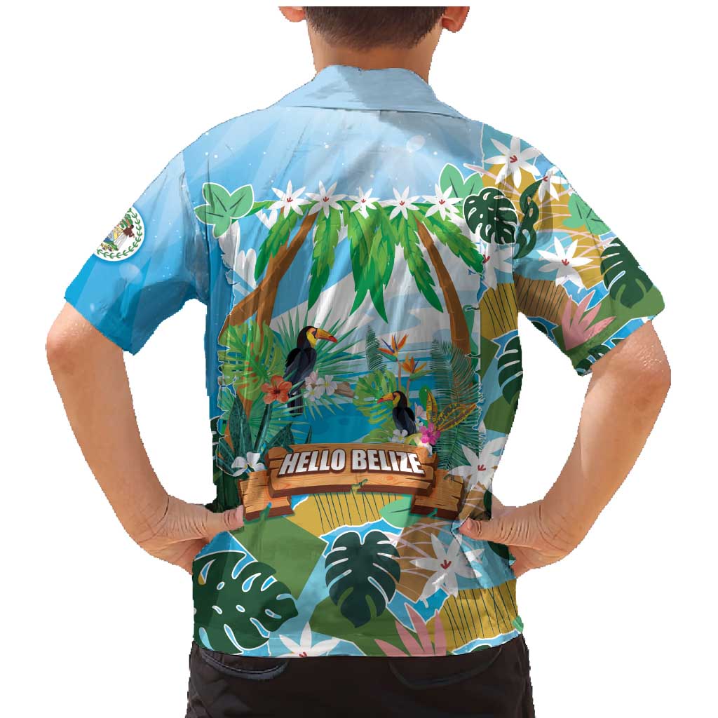 Toucan Belize Family Matching Mermaid Dress and Hawaiian Shirt Tropical Vibes DT05