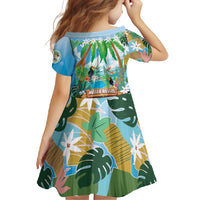Toucan Belize Family Matching Summer Maxi Dress and Hawaiian Shirt Tropical Vibes DT05