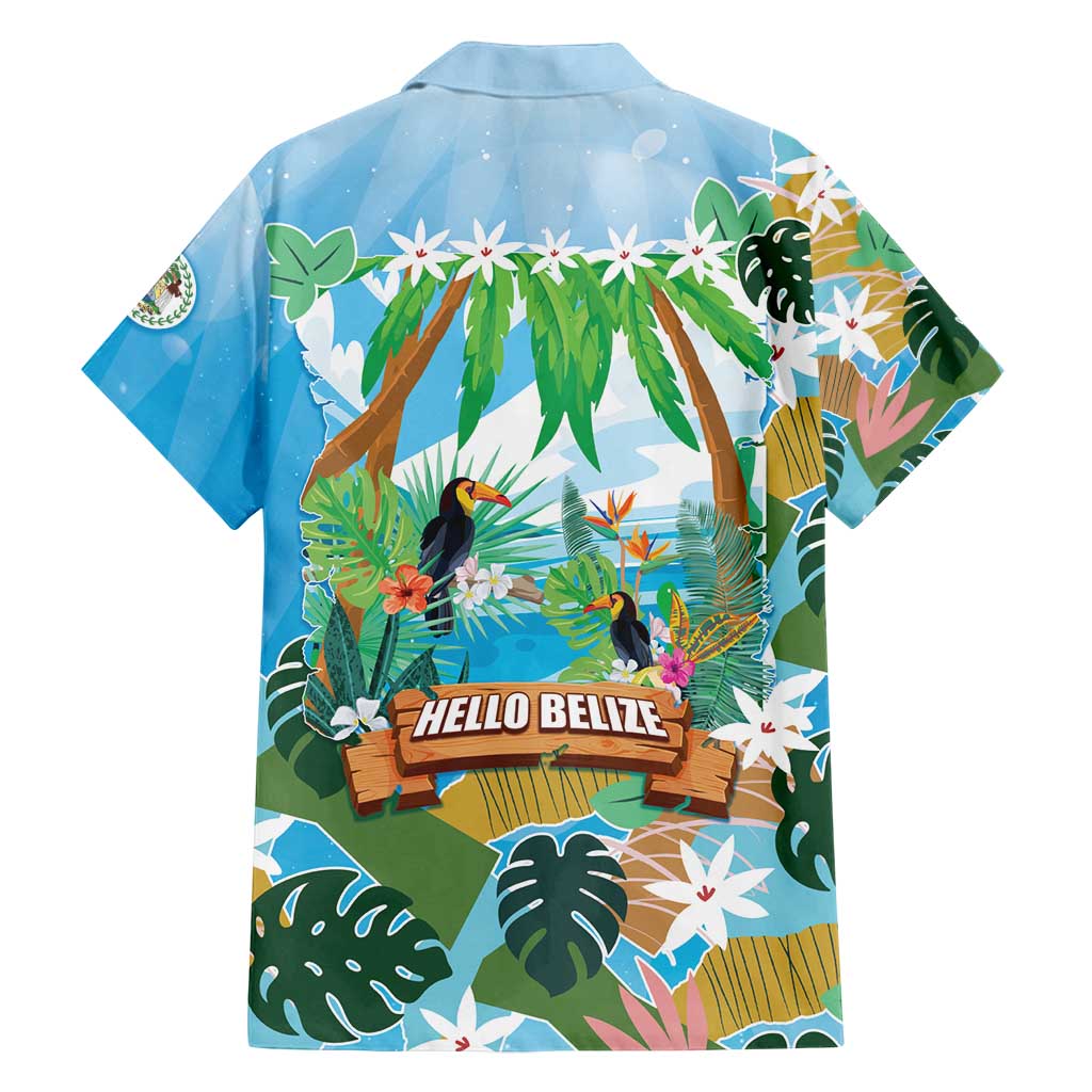 Toucan Belize Family Matching Summer Maxi Dress and Hawaiian Shirt Tropical Vibes DT05