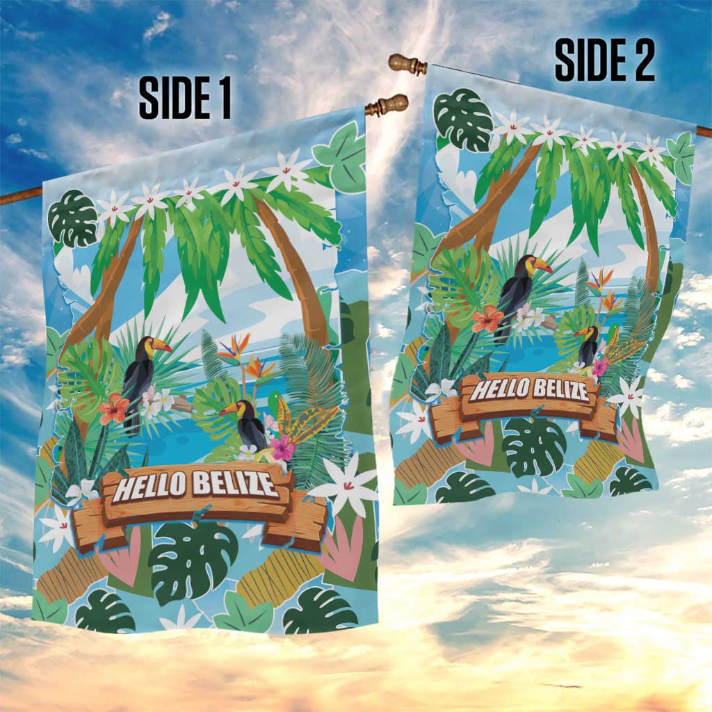 Toucan Belize Garden Flag Tropical Vibes