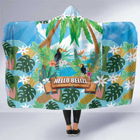 Toucan Belize Hooded Blanket Tropical Vibes