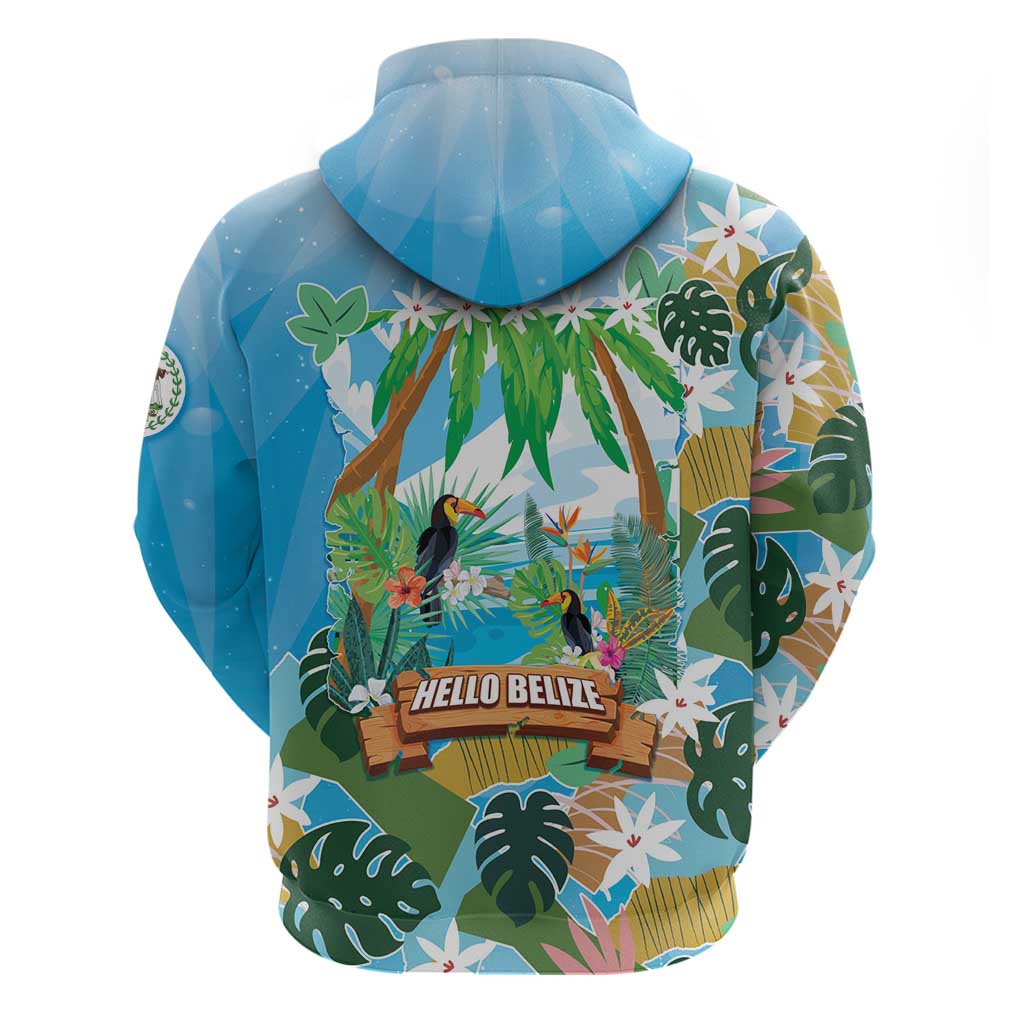 Toucan Belize Hoodie Tropical Vibes DT05
