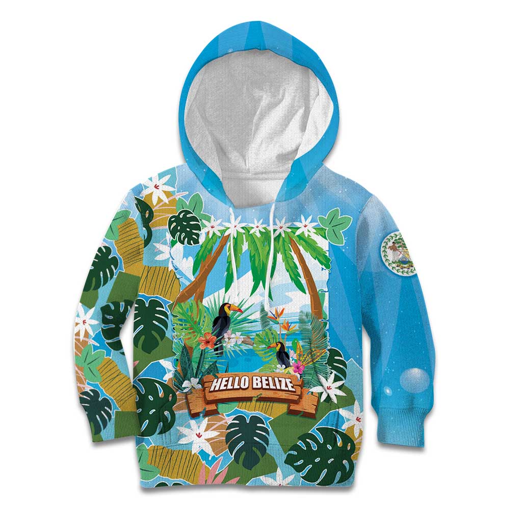 Toucan Belize Kid Hoodie Tropical Vibes DT05