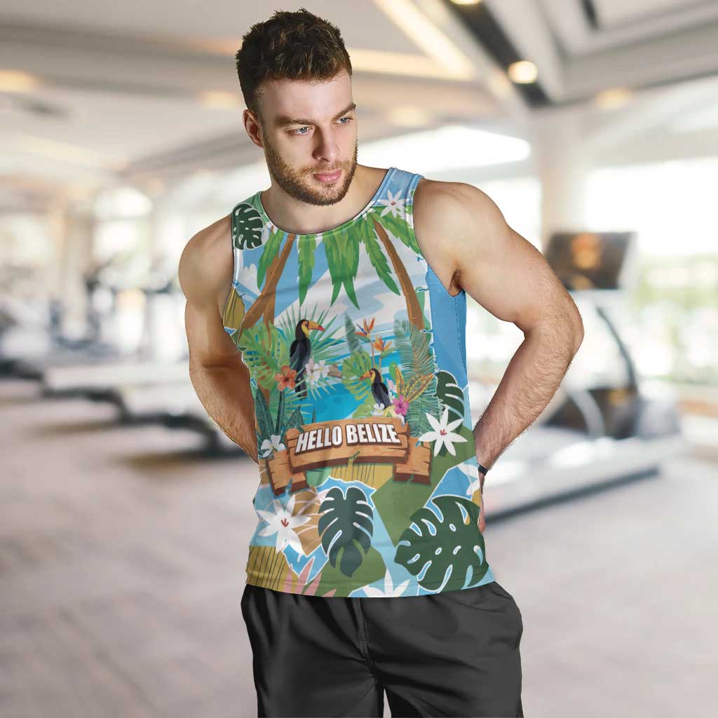 Toucan Belize Men Tank Top Tropical Vibes DT05