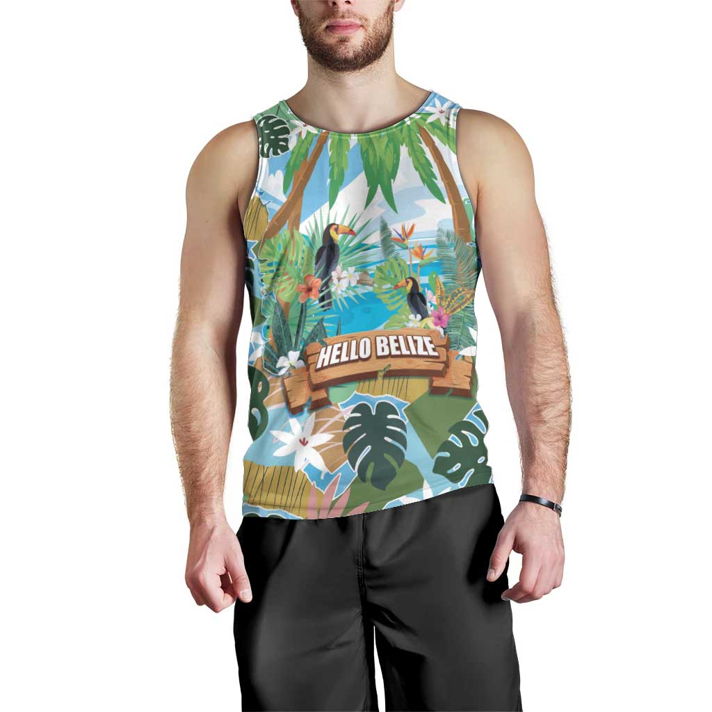 Toucan Belize Men Tank Top Tropical Vibes DT05