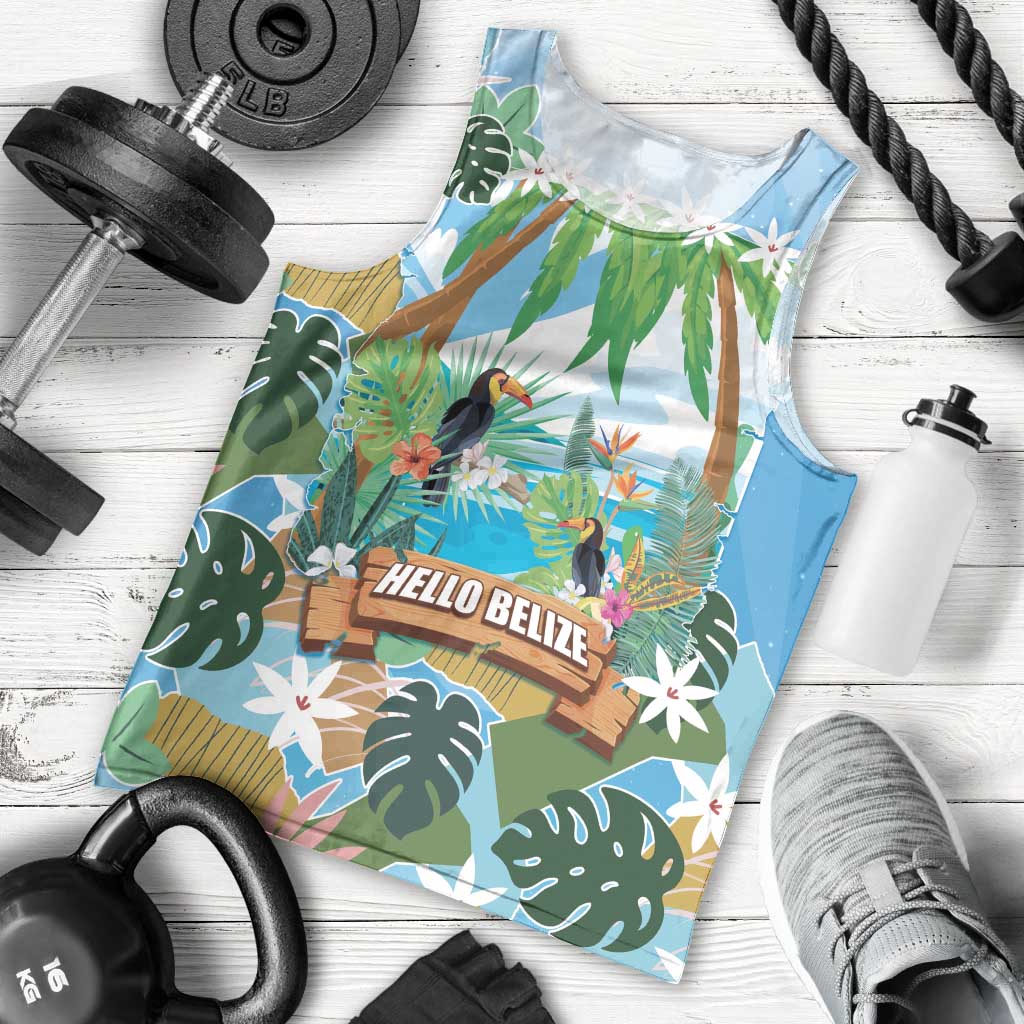 Toucan Belize Men Tank Top Tropical Vibes DT05
