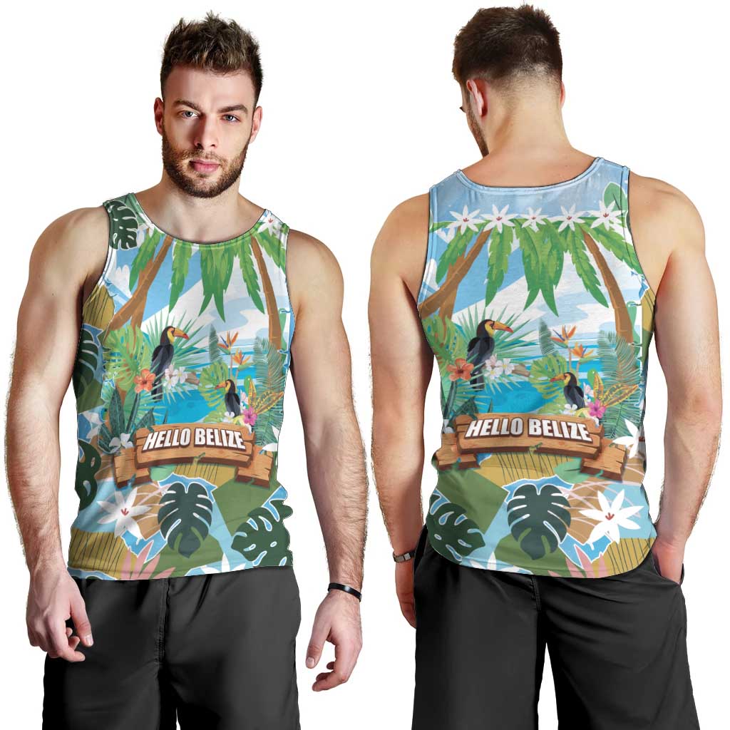 Toucan Belize Men Tank Top Tropical Vibes DT05
