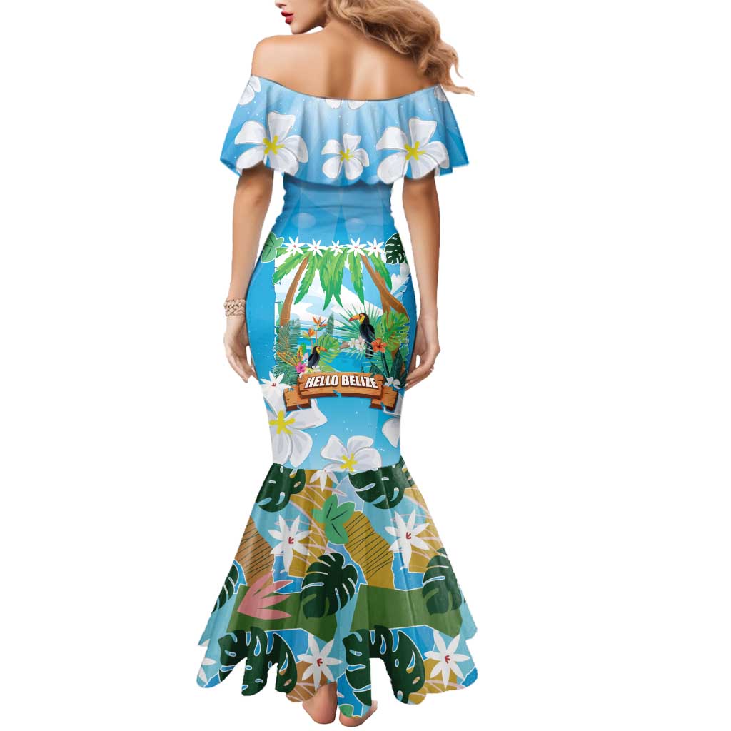 Toucan Belize Mermaid Dress Tropical Vibes DT05