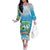 Toucan Belize Off The Shoulder Long Sleeve Dress Tropical Vibes DT05