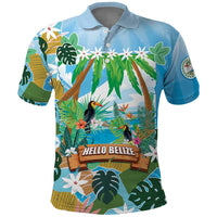 Toucan Belize Polo Shirt Tropical Vibes DT05