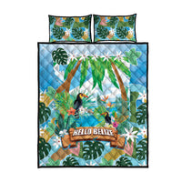 Toucan Belize Quilt Bed Set Tropical Vibes