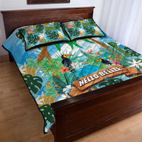 Toucan Belize Quilt Bed Set Tropical Vibes