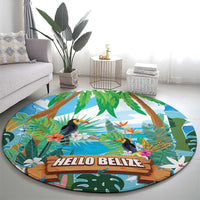 Toucan Belize Round Carpet Tropical Vibes