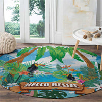 Toucan Belize Round Carpet Tropical Vibes